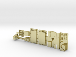 Panther G Blocks And Engine Bits for Y-Wing in 18k Gold