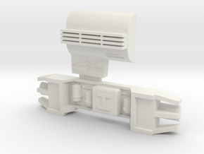 Hyuga and Howitzer Greeblies for Y-Wing in White Natural Versatile Plastic