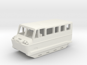 1/144 Scale M116 Amphibious Personnel Carrier in White Natural Versatile Plastic