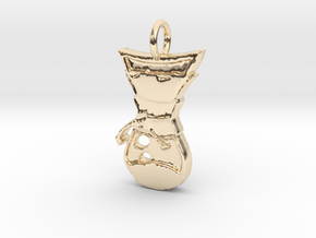 Pour Over Pendant in 14K Yellow Gold