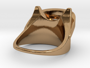 Wind Ring S B in Polished Brass: 3 / 44