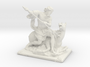 Printle Classic Statue in White Natural Versatile Plastic
