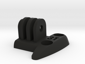 3T Zefiro Team Handlebar GoPro Adapter Left Side in Black Natural Versatile Plastic