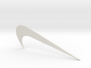 Nike Swoosh Pendent in White Natural Versatile Plastic