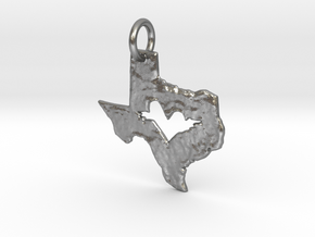 Soaring Heart of Texas in Natural Silver