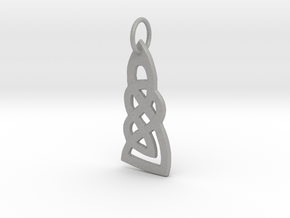 Celtic Knot Pendant 1 in Aluminum