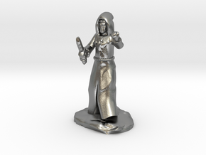 Dragon Cultist with Dagger in Natural Silver