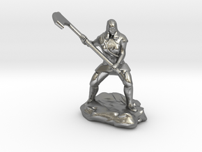Female Human Cleric of Wee Jas With Scythe in Natural Silver