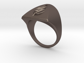 Flash Ring G in Polished Bronzed Silver Steel: 3 / 44