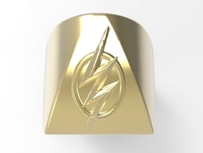 Flash Ring G in 18k Gold Plated Brass: 10 / 61.5