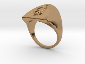 Flash Ring S B in Polished Brass: 3 / 44
