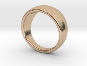 Spherical Ring in 14k Rose Gold Plated Brass: 4 / 46.5