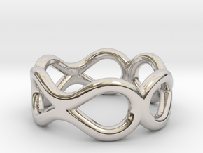 Infinity Ring in Platinum