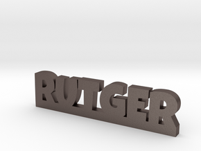 RUTGER Lucky in Polished Bronzed Silver Steel