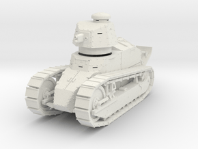 PV09A Renault FT Cannon (28mm) in White Natural Versatile Plastic