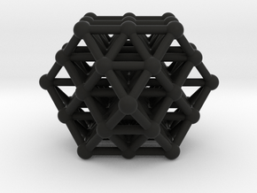 Vector Equilibrium Matrix in Black Natural Versatile Plastic
