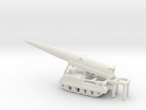 1/200 Scale M474 Launcher MGM-34 Missile in White Natural Versatile Plastic