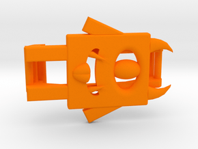 Monster Clip for Fitbit Flex2 in Orange Processed Versatile Plastic