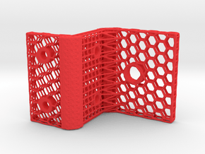 LATTICE BRACKET in Red Processed Versatile Plastic