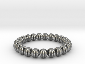 Bracelet Of Circles V2.5 in Natural Silver