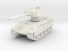Panther tank Rotatable turret in White Natural Versatile Plastic