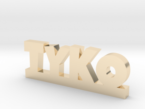 TYKO Lucky in 14k Gold Plated Brass