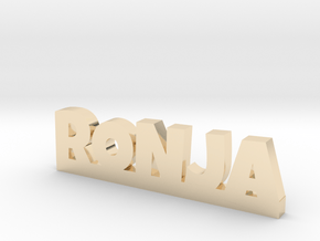 RONJA Lucky in 14k Gold Plated Brass