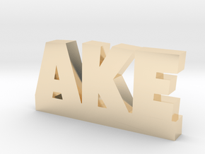 AKE Lucky in 14k Gold Plated Brass