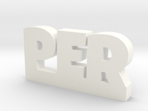 PER Lucky in White Processed Versatile Plastic