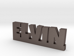 ELVIN Lucky in Polished Bronzed Silver Steel