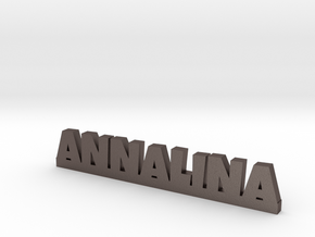 ANNALINA Lucky in Polished Bronzed Silver Steel