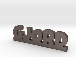 GJORD Lucky in Polished Bronzed Silver Steel