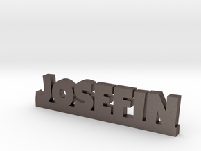 JOSEFIN Lucky in Polished Bronzed Silver Steel