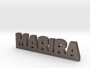 MARIRA Lucky in Polished Bronzed Silver Steel
