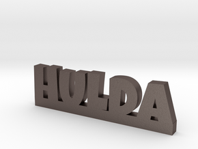 HULDA Lucky in Polished Bronzed Silver Steel