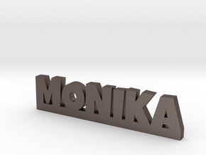 MONIKA Lucky in Polished Bronzed Silver Steel