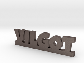 VILGOT Lucky in Polished Bronzed Silver Steel