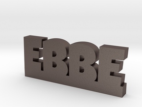 EBBE Lucky in Polished Bronzed Silver Steel
