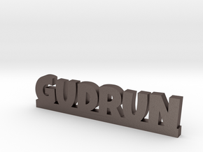 GUDRUN Lucky in Polished Bronzed Silver Steel
