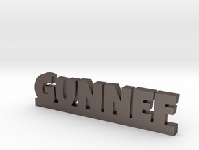 GUNNEF Lucky in Polished Bronzed Silver Steel