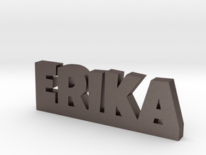 ERIKA Lucky in Polished Bronzed Silver Steel