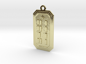 OGBETUMAKO in 18k Gold Plated Brass