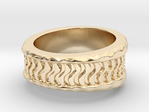 Wave Ring G in 14K Yellow Gold: 3 / 44
