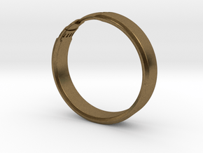 Pencil Ring, Size 10.5 in Natural Bronze