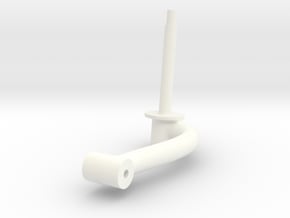 Wessex Tail Wheel Hub  in White Processed Versatile Plastic