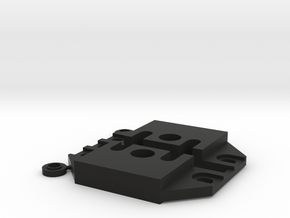 458-459 Motor Mount Block in Black Natural Versatile Plastic