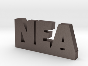 NEA Lucky in Polished Bronzed Silver Steel