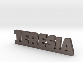 TERESIA Lucky in Polished Bronzed Silver Steel