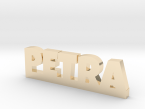PETRA Lucky in 14k Gold Plated Brass