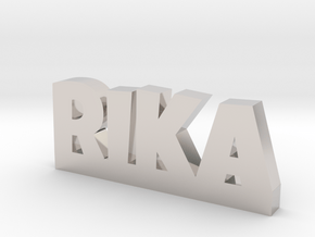 RIKA Lucky in Rhodium Plated Brass